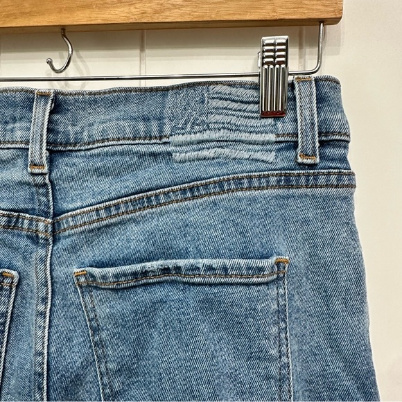 Revice Hello Lover High Rise Split Hem Slashed Distressed Denim Jeans Butt Rip - Picture 8 of 16